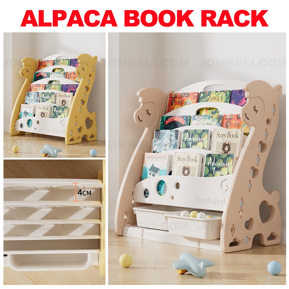ALPACA BOOK RACK Kid Bookshelf Rak Buku Shopee Malaysia
