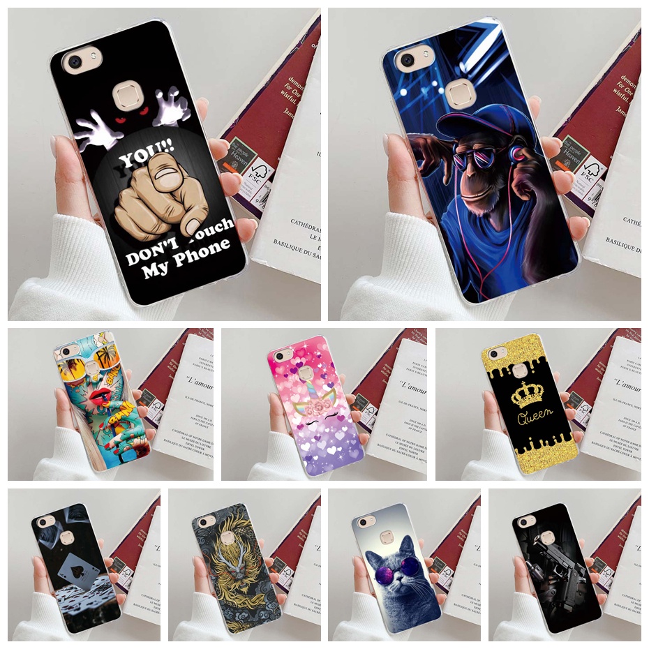 Phone Case Vivo V7 1718 / Vivo V7 Plus 1716 Soft Casing VivoV7 V7+ V7Plus  Patterned Case Silicone Back Cover Bumper | Shopee Malaysia