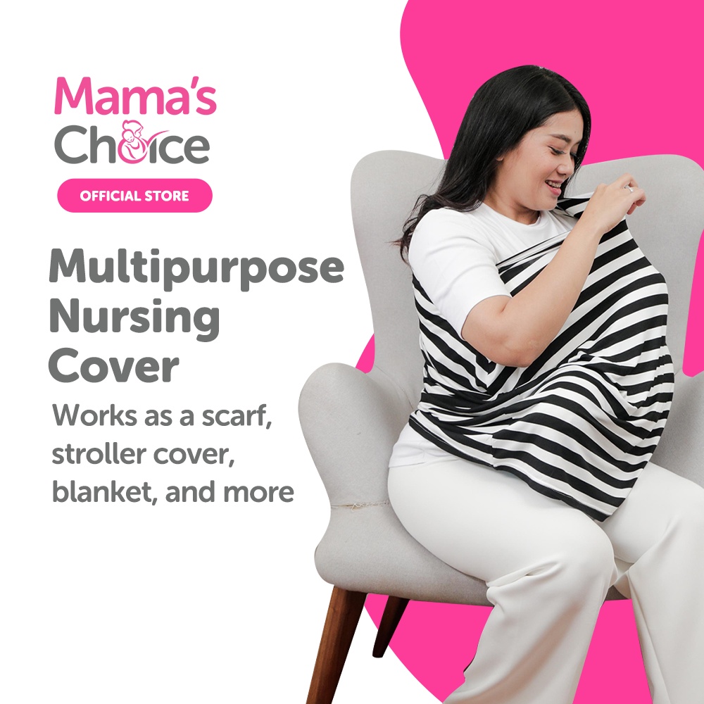 Mama's Choice Multipurpose Nursing Cover Breastfeeding Cover Shopee
