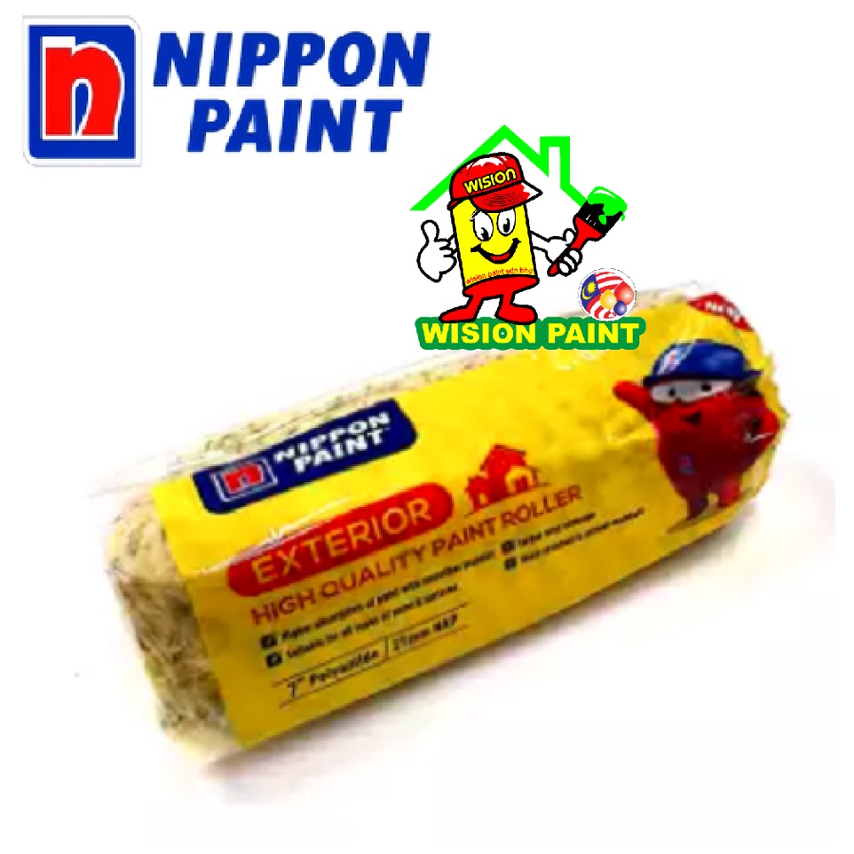 NIPPON PAINT ROLLER REFILL ( EXTERIOR ) 7" (21mm) | Shopee Malaysia