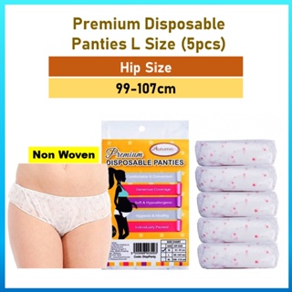 Size M, L, XL,XXL] AUTUMNZ Premium Disposable Panties/ Mesh Panty/ Cotton  Panty/ Fiffy Disposable Panties/Sanitary Pads