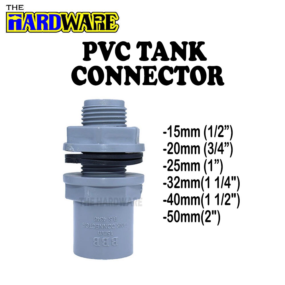 PVC Tank Connector plumbing fitting PVC Connector V Tank Connector15MM