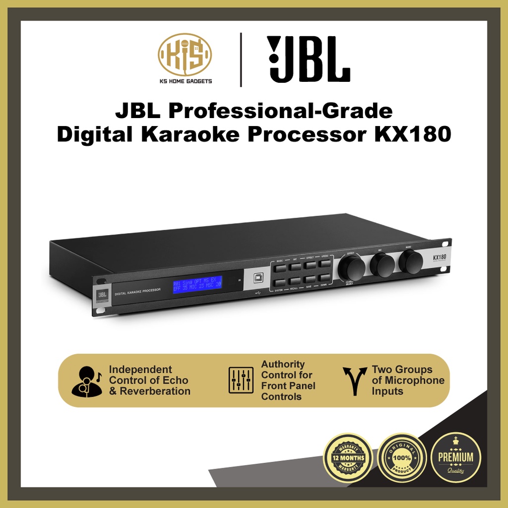 JBL KX180 Karaoke Processor ProfessionalGrade Digital Processor