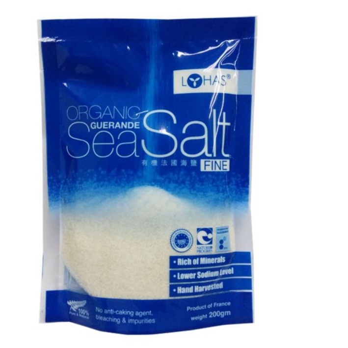 Lohas Organic Guerande Sea Salt Fine 200gm Shopee Malaysia