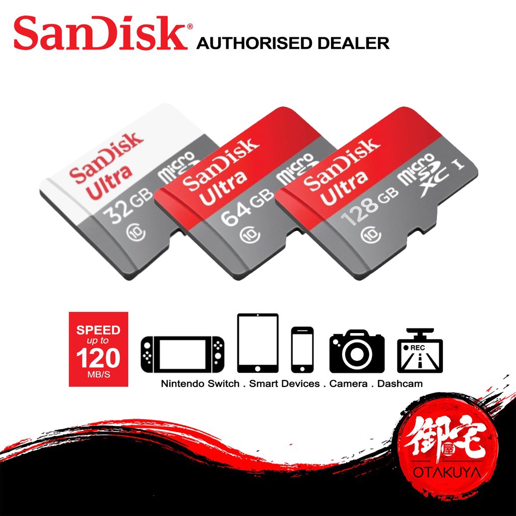 SanDisk – carte micro SD Ultra UHS-I, 32 go/64 go/512 go/256 go/128 go, 1 to,  avec adaptateur, Full HD, C10 U1 A1 - AliExpress