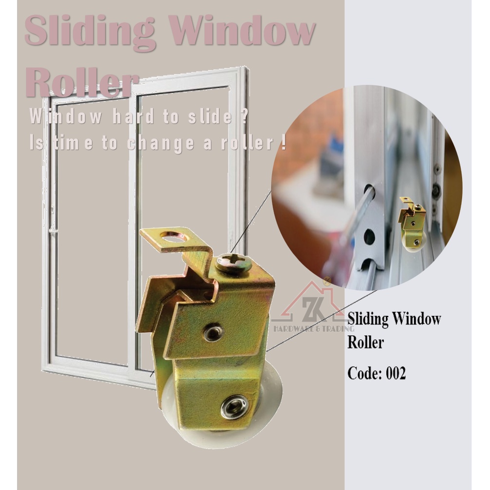 SLIDING WINDOW ROLLER / ALUMINIUM WINDOW ROLLER NYLON WHEEL / RODA