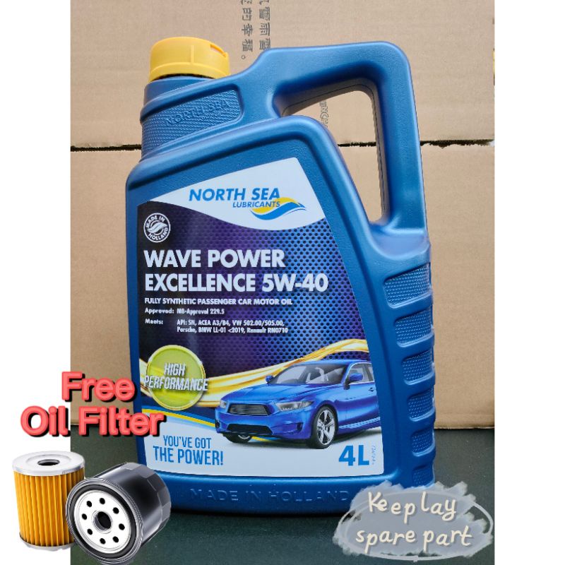 North Sea Fully Synthetic Passenger Car Engine Oil WAVE POWER ...