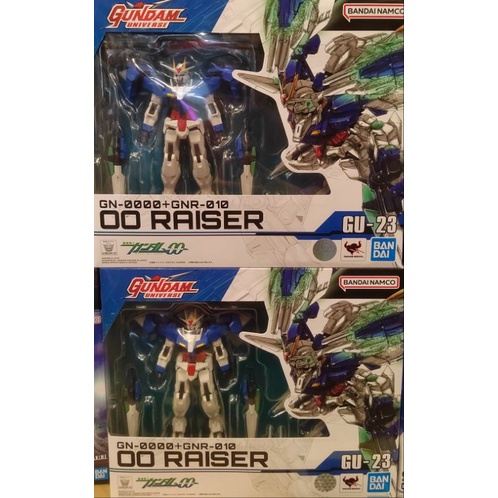 BANDAI GN-000+GNR-010 OO RAISER GU-23 GUNDAM UNIVERSE MOBILE SUIT ...