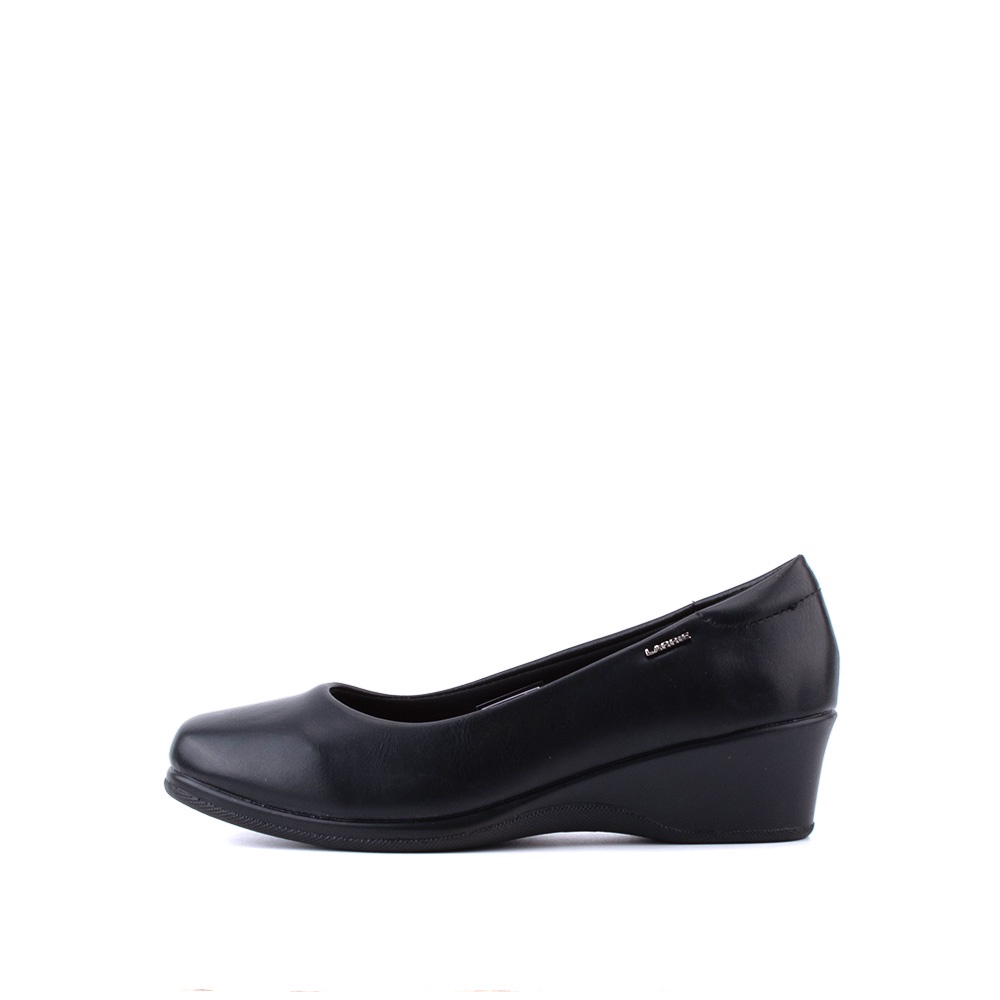 LARRIE Kasut Perempuan Hitam Formal Comfort Slip-On Loafers - L32205 ...