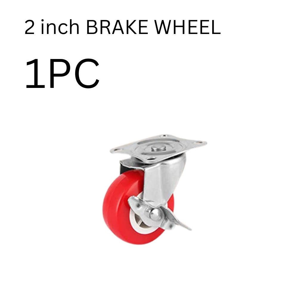 2 Inch Front Rear PVC PU Swivel Castor Wheels Trolley Caster Furniture ...