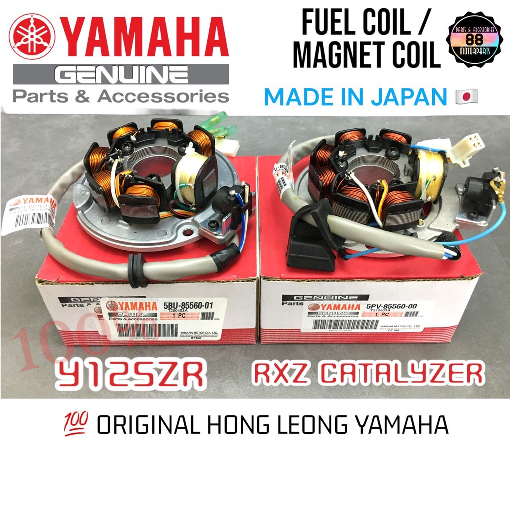 Y125ZR RXZ CATALYZER YAMAHA FUEL COIL BASE ASSY PAPAN COIL COIL
