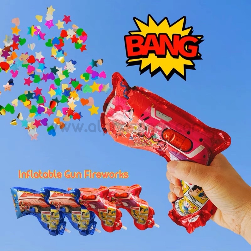 Miniis Confetti Firework Gun Popper Handheld Poppers 1 pcs For Birthday