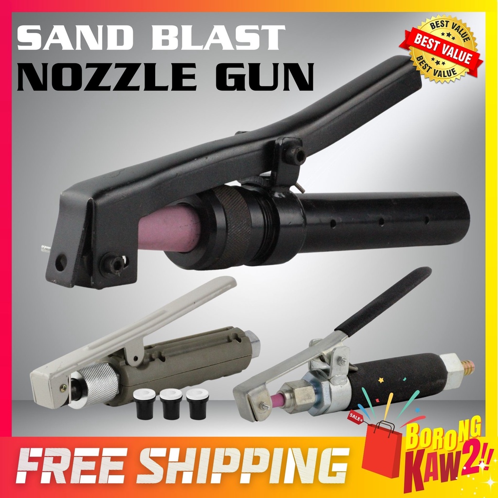 Abrasive Sand Blast Nozzle Gun Valve Kit Blaster Blasting Machine