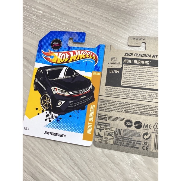 Kad Custom untuk Hotwheels, Inno R34 Kyosho Tomica Ignition Tarmac Myvi ...