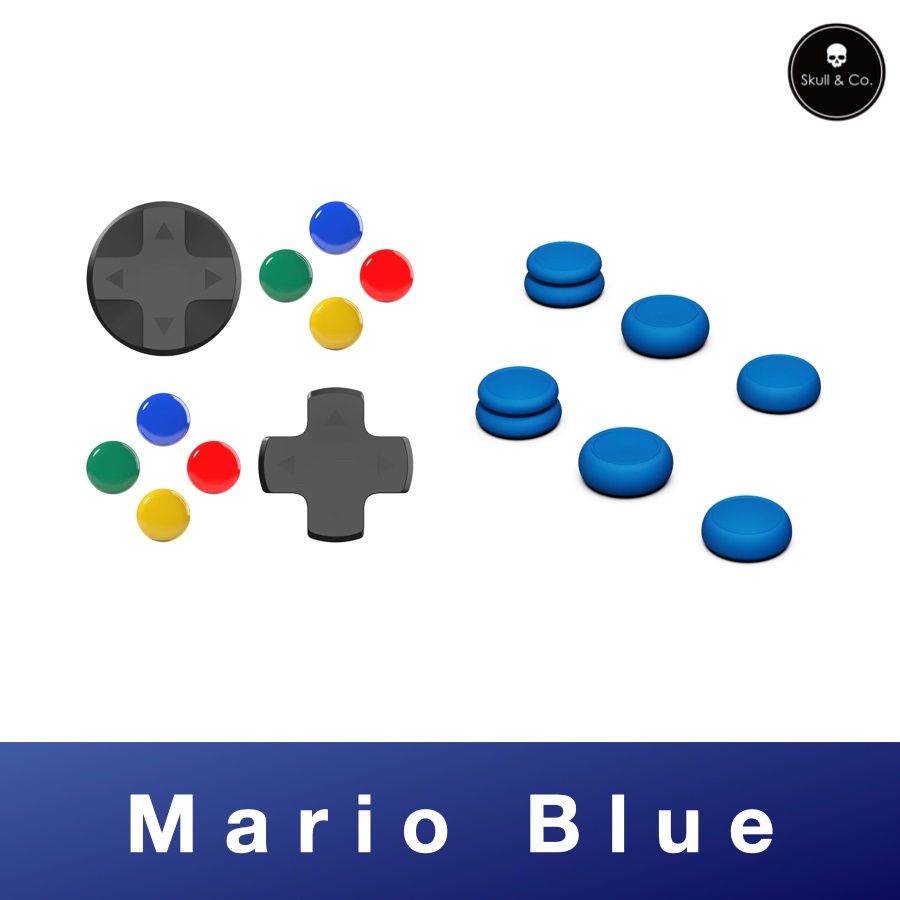 Skull Co 2in1 Combo ThumbGrip D-Pad Button Cap For Nintendo