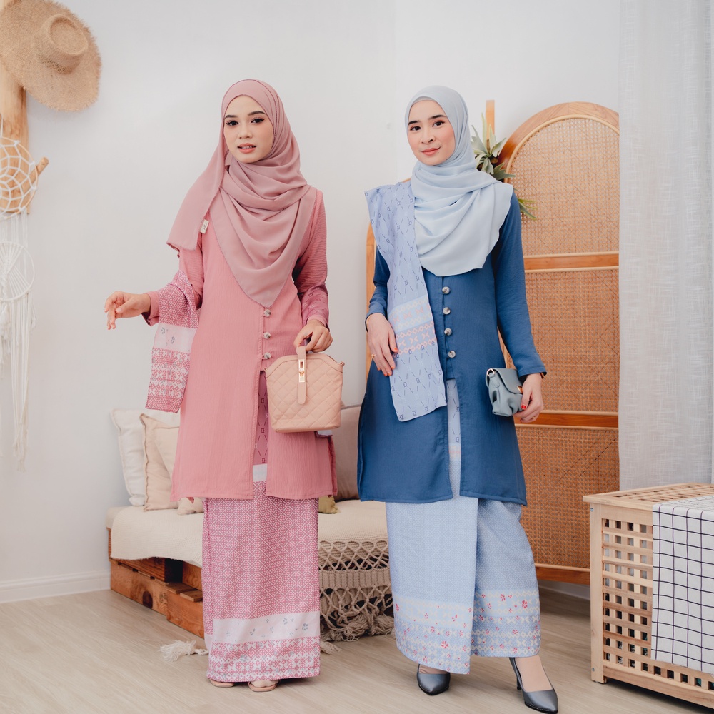 SALE Rayyan Haya' Yulia Buttoned Kurung 2.0 Ironless Nursing Friendly ...