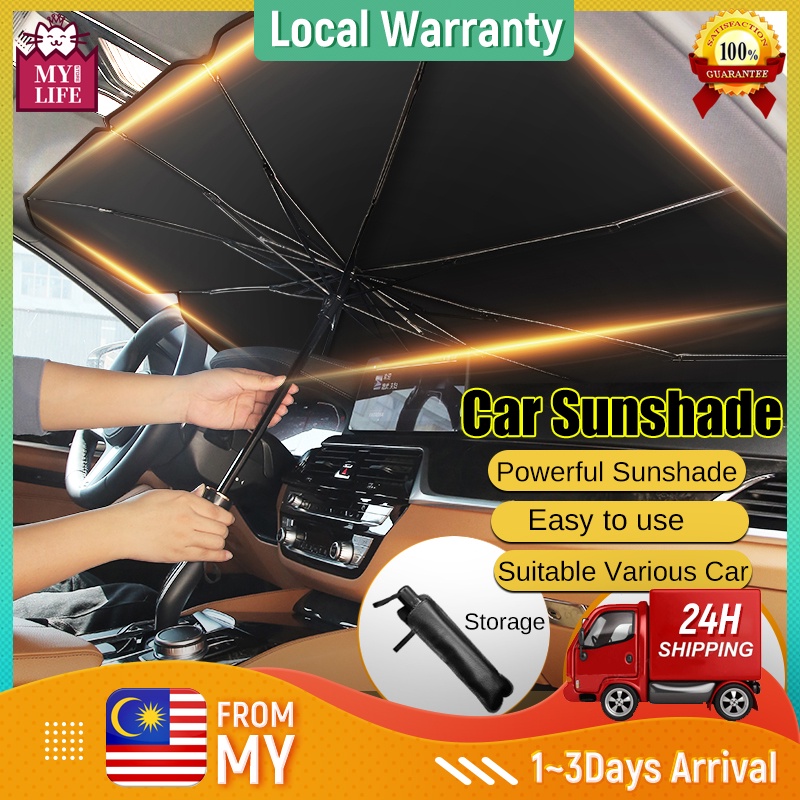 Car Sun shade Front Windscreen UV Rays Heat Sun Visor Umbrella Car