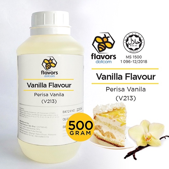 [HALAL] Flavors Vanilla Flavour (500g) Shopee Malaysia