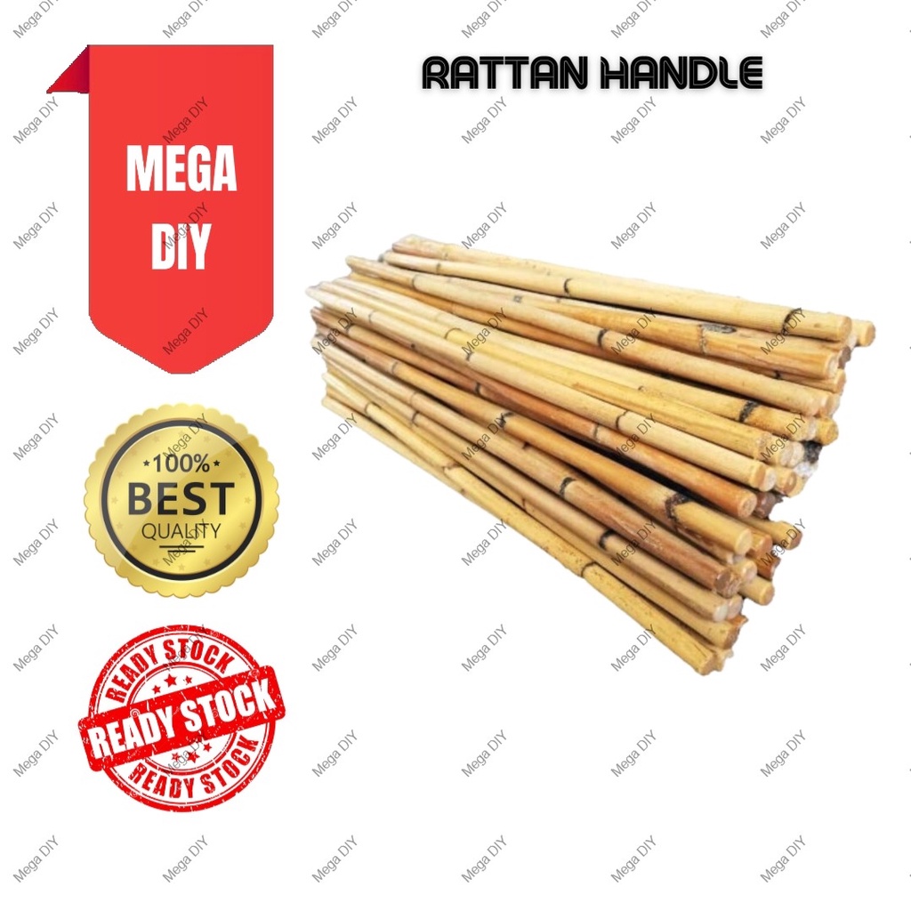 35" Rattan Stick / Rattan Handle / Rotan manau Shopee Malaysia