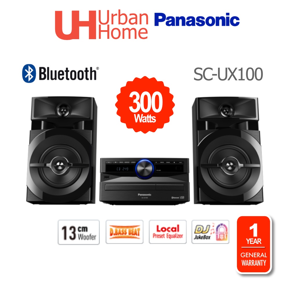 Panasonic hifi system with 2024 bluetooth