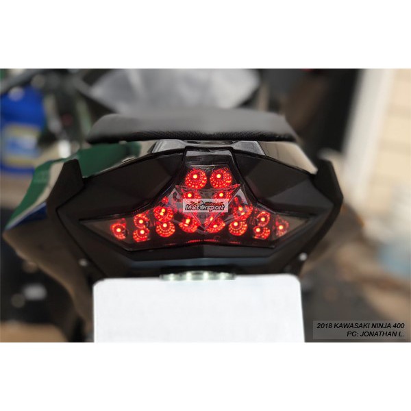 Motodynamic Kawasaki Ninja 400 Z400 Sequential Led Tail Lights Smoke 2018 2023 Shopee Malaysia 2874