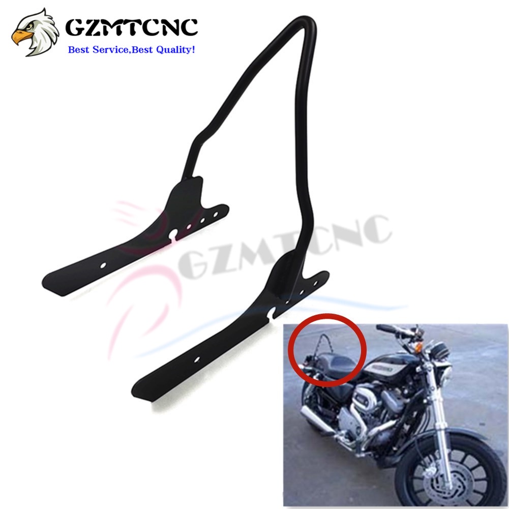 Rear Sissy Bar Passenger Backrest Back Rest Support Bracket For Harley