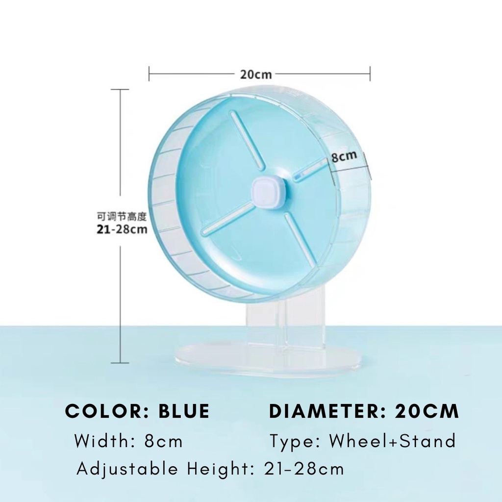 Large Hamster wheel 20/26cm premium hamster running wheel with acrylic ...