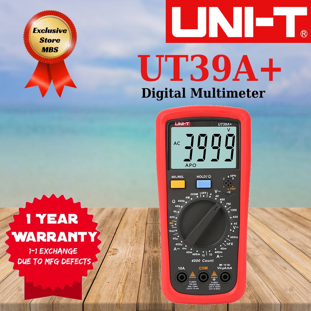 UNI-T UT39A+ Digital Multimeter | Shopee Malaysia