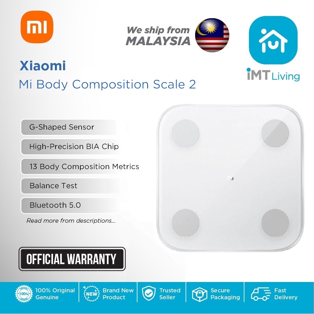 Xiaomi Mi Body Composition Scale 2/Smart Scale 2 LED Display Body Balance  Assessment Smart Weight Mi Smart Scale 2