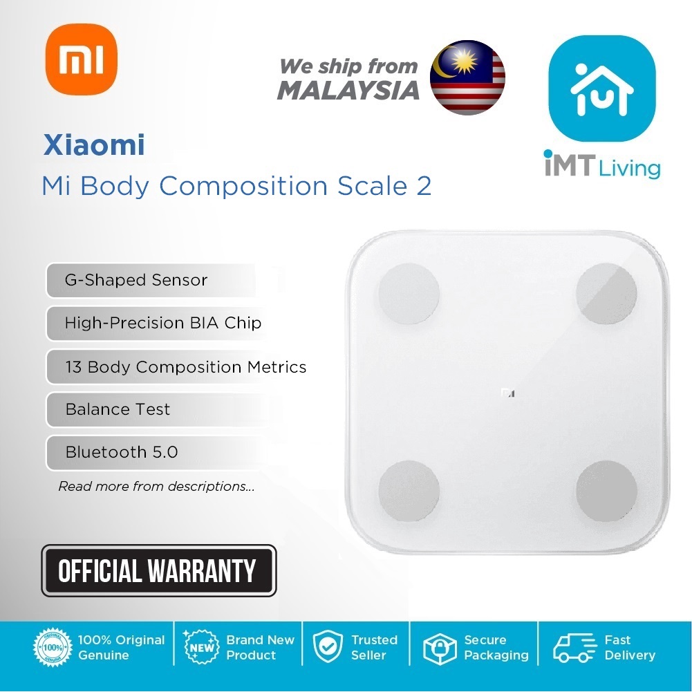 XiaoMi Mi Body Fat Composition LED Display Smart Scale V2