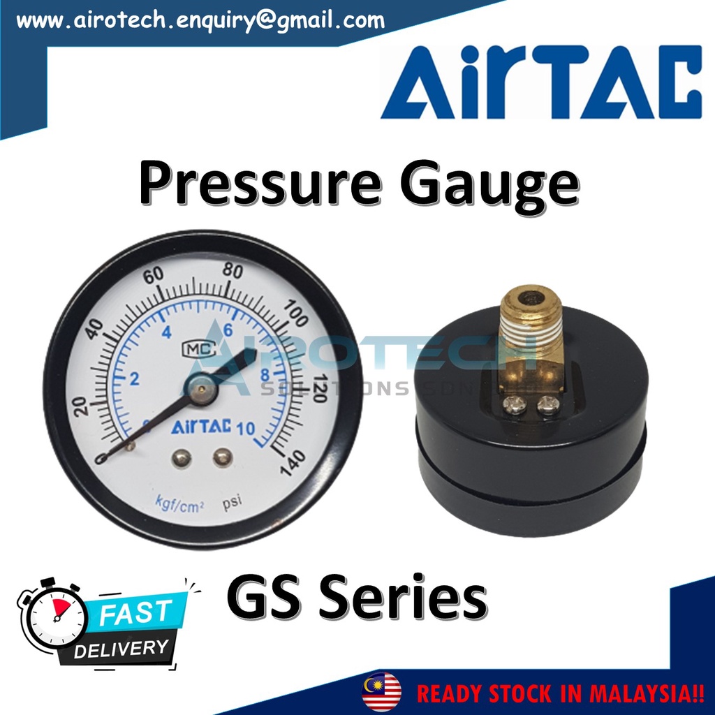 airtac-gs-series-pressure-gauge-with-back-connection-mpa-bar-kgf-cm2