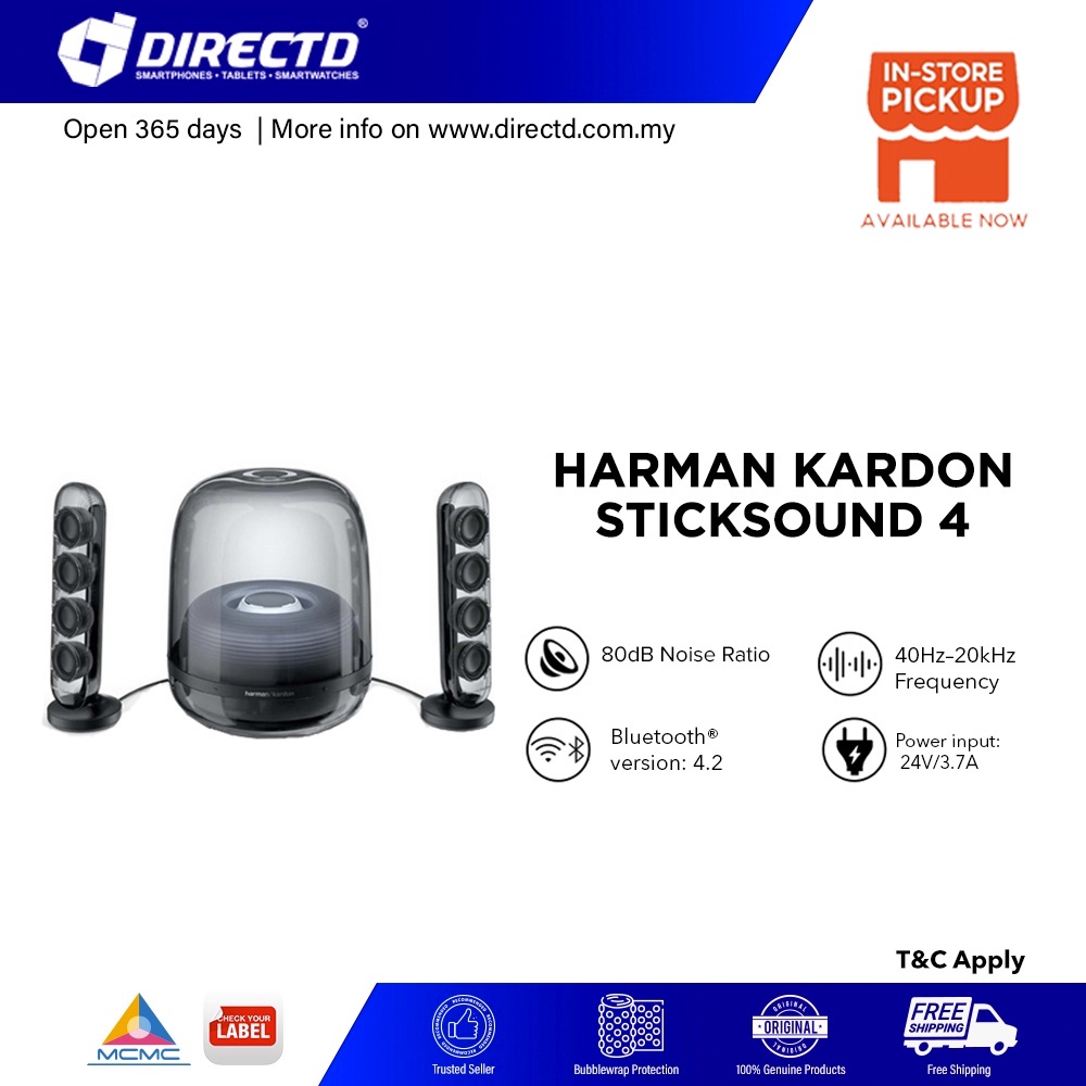 Harman Kardon SoundSticks 4 Iconic Design Extraordinary Sound