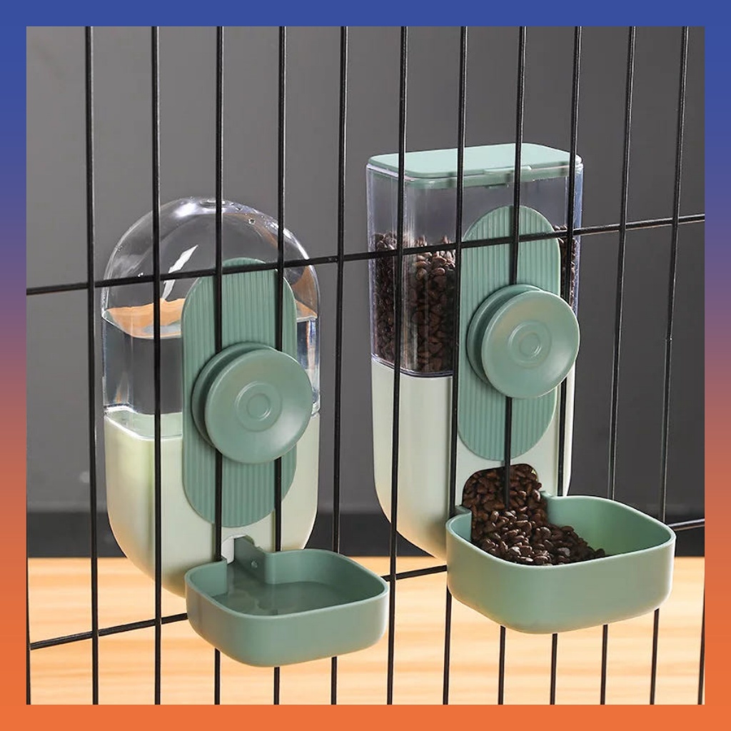 Pet Food Bowl Can Hang Stationary Dog for Cat Cage Feeder Bowls Dogs