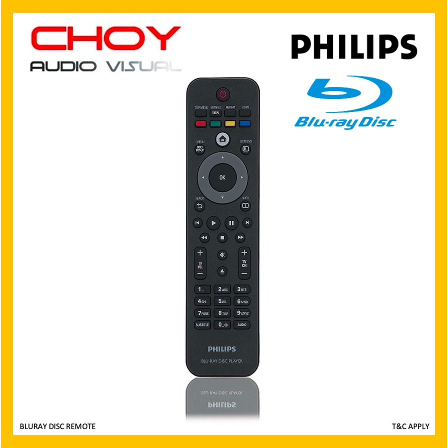Aurabeam Telecomando compatibile per Philips BDP3000/12 Riproduttore Blu-Ray