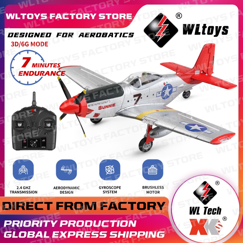 WLtoys XK A280 RC Airplane P51 Fighter Simulator 2.4G 3D6G Mode