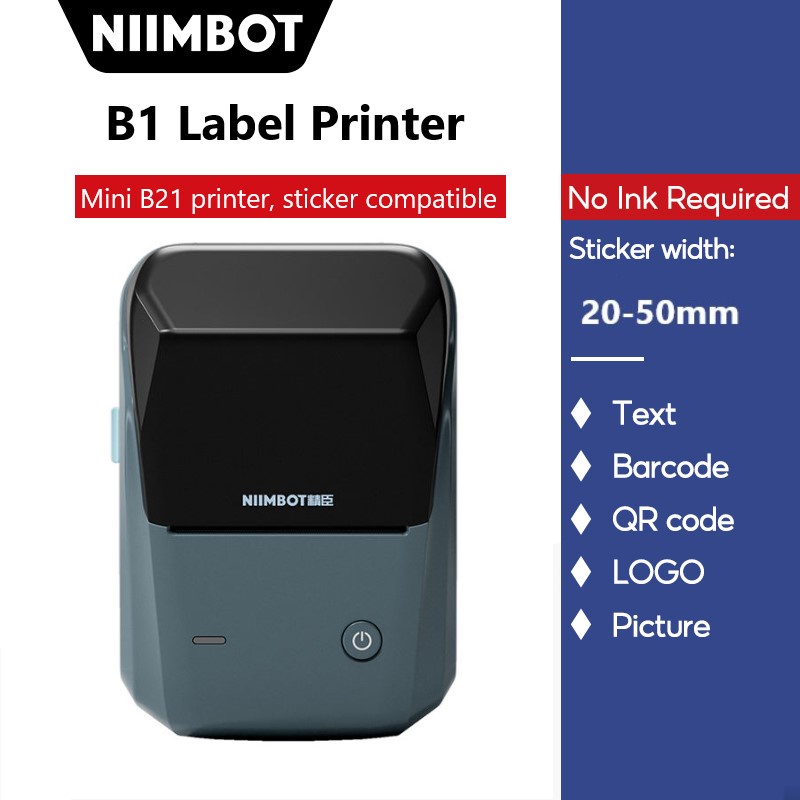 The Ultimate Label Maker: NIMBOT B1 Compatible With IOS & Android Phones  For Retail, Office, And Supermarkets