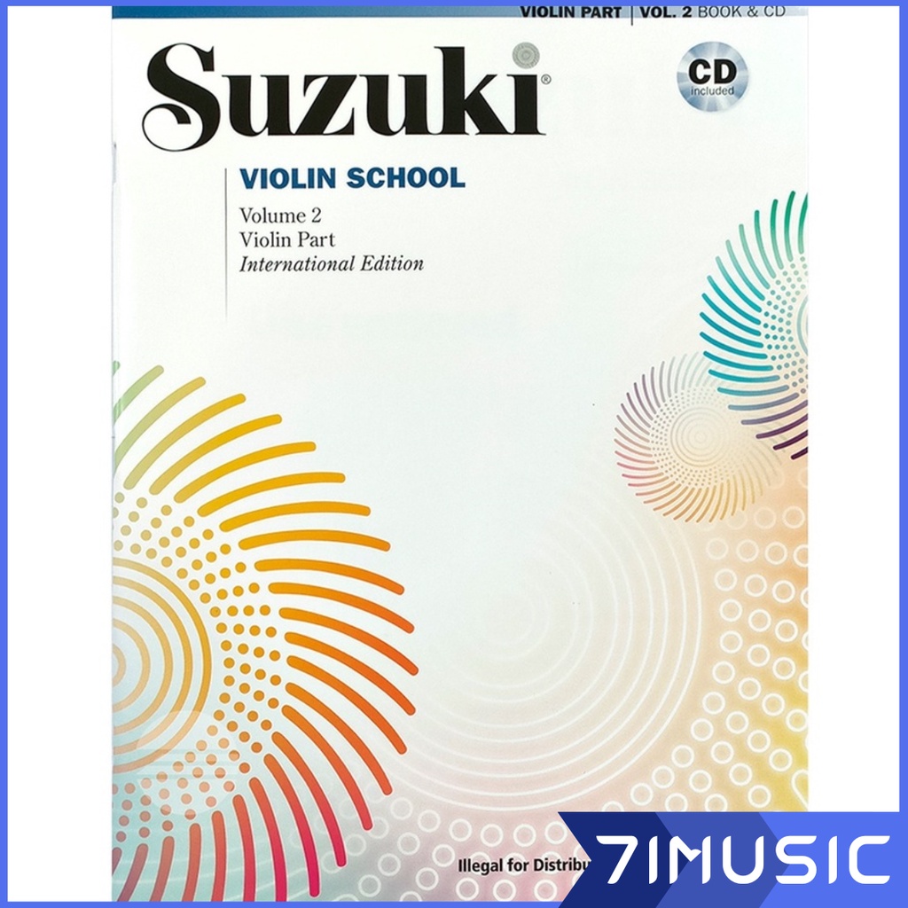 SUZUKI VIOLIN SCHOOL Volume 2 + CD (International Edition) | Shopee ...
