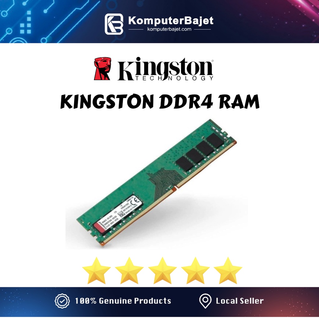 Kingston 4GB 8GB 16GB 32GB DDR4 2666Mhz 3200Mhz Desktop PC Ram LONGDIMM ...