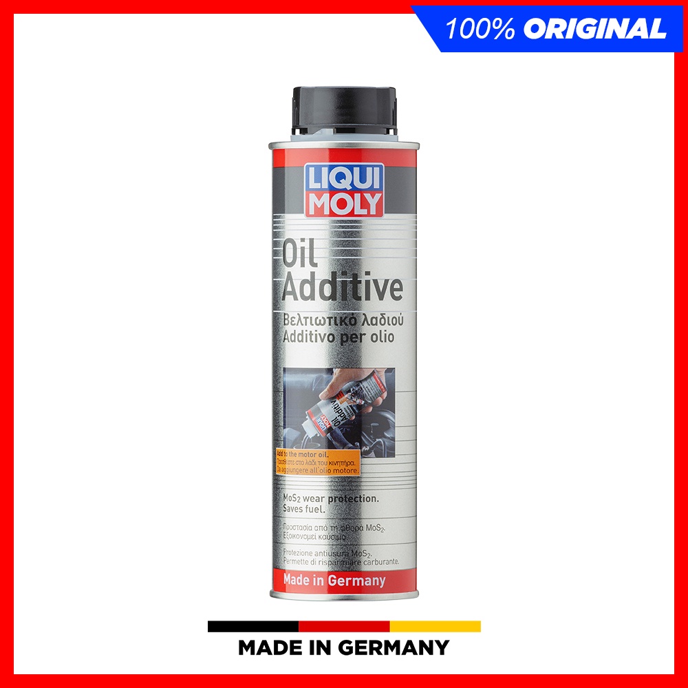 (100 Original) Liqui Moly MOS2 Oil Additive Engine Treatment (300ml