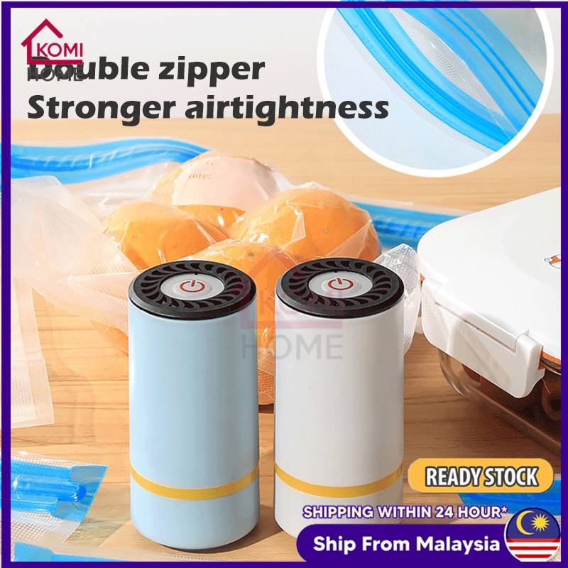 Mini Handheld Vacuum Sealer Kitchen Vacuum Pump Degasser Plastic Bag