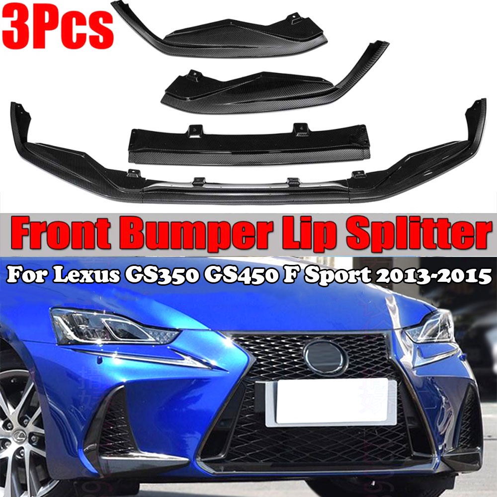 New Car Front Bumper Lip Body Kit Splitter Spoiler Diffuser Decoration