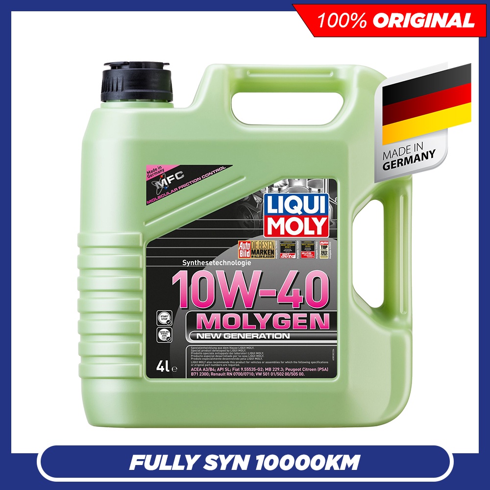 LIQUI MOLY MOLYGEN 10W40 Fully Synthetic Engine Oil (5L/4L) NEW