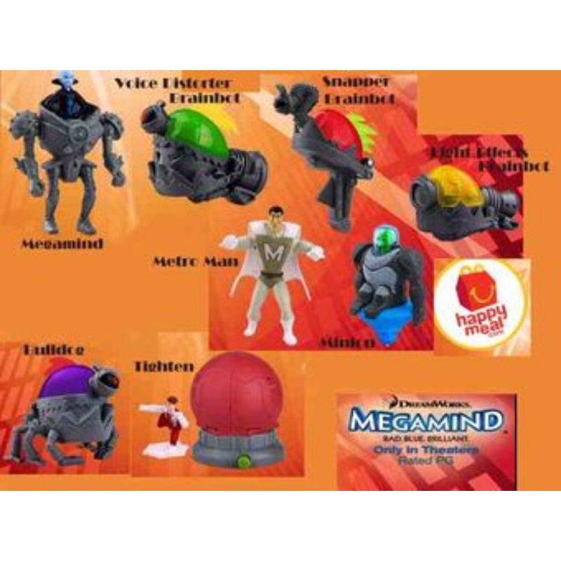 McDonald's Happy Meal Toys DreamWorks Japan Megamind 2010 | Shopee Malaysia