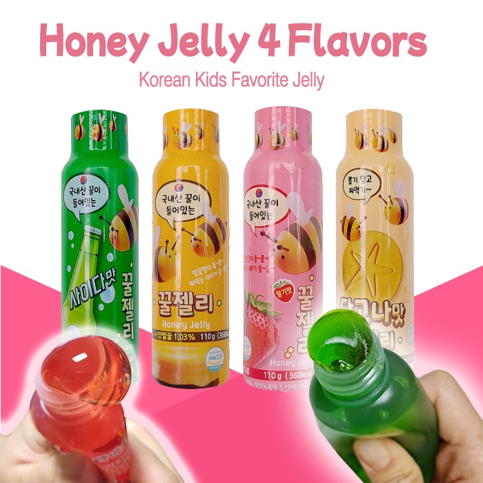 Honey Jelly 110g 4 Different Flavors (Tube Type) Original