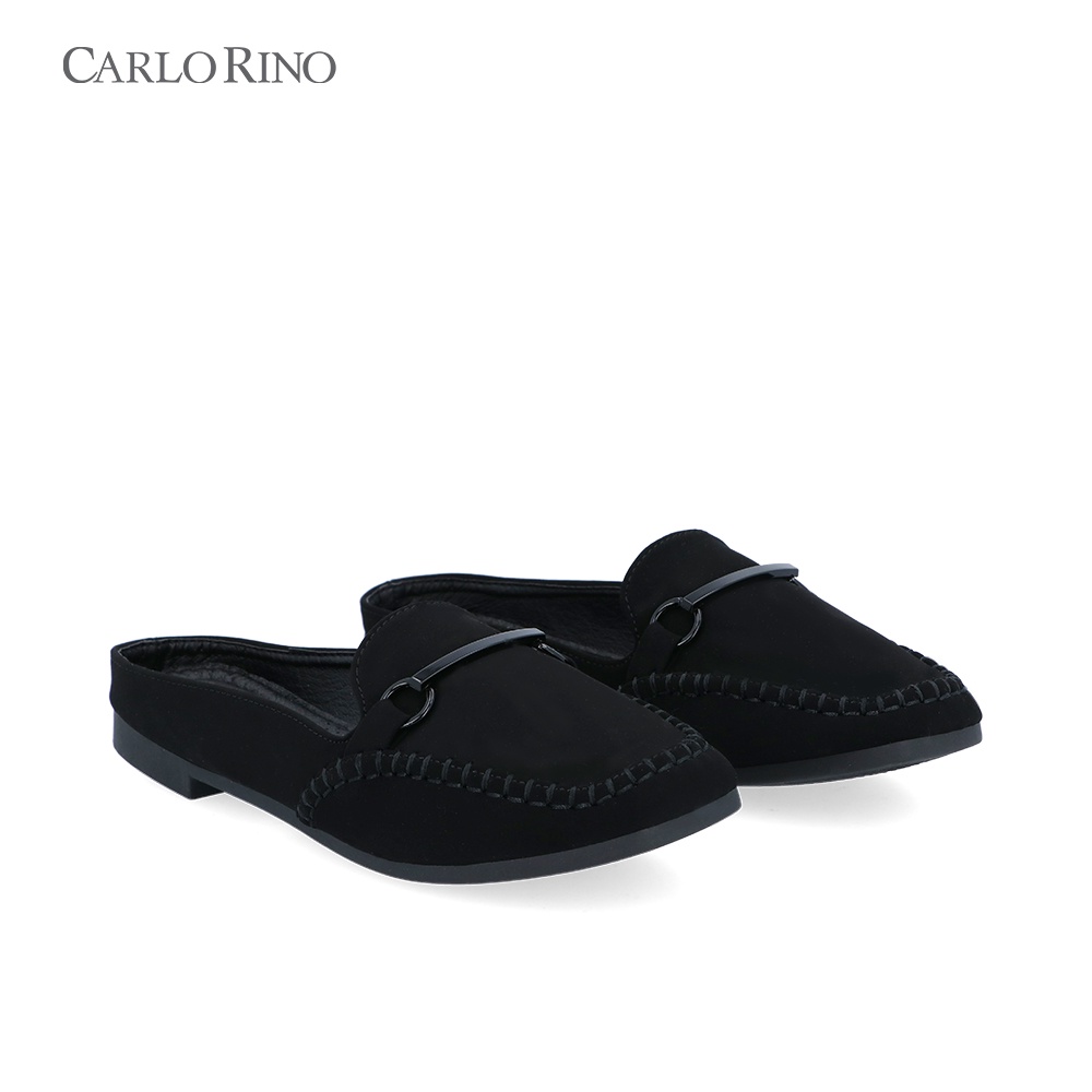 Carlo Rino Cleo Mules - Black | Shopee Malaysia