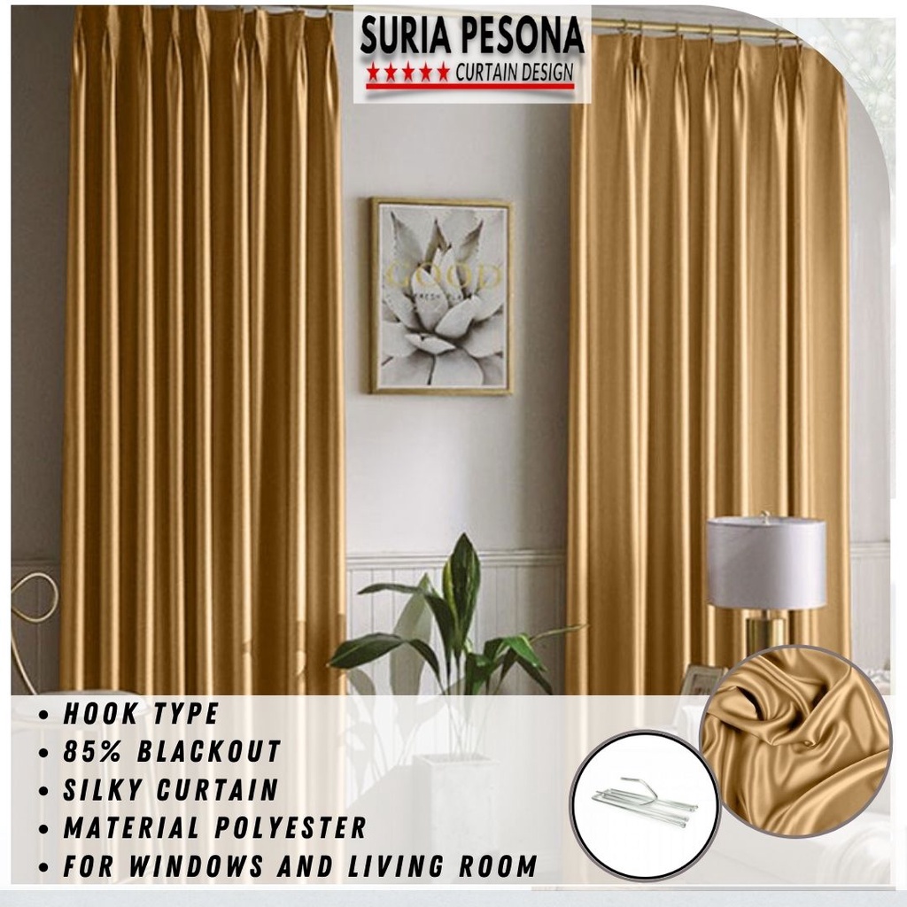 G2-Ready Made Curtain!!! Siap Jahit Langsir ,Langsir RAYA Kain Tebal ...