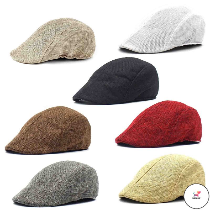 Newsboy Hats for Men Vintage 8 Panel Gatsby Cap Cotton Winter Comfortable  British Fishing Hat for Dad Beige at  Men's Clothing store