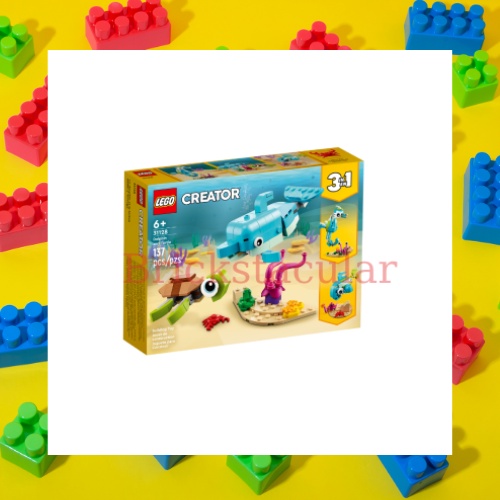 [Brickstacular] LEGO 31128 Creator 3in1 Dolphin and Turtle | Shopee ...