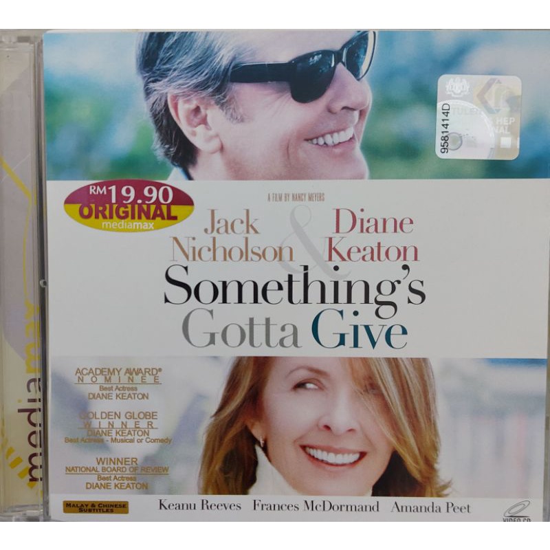 Original VCD Movie Something's Gotta Give Shopee Malaysia