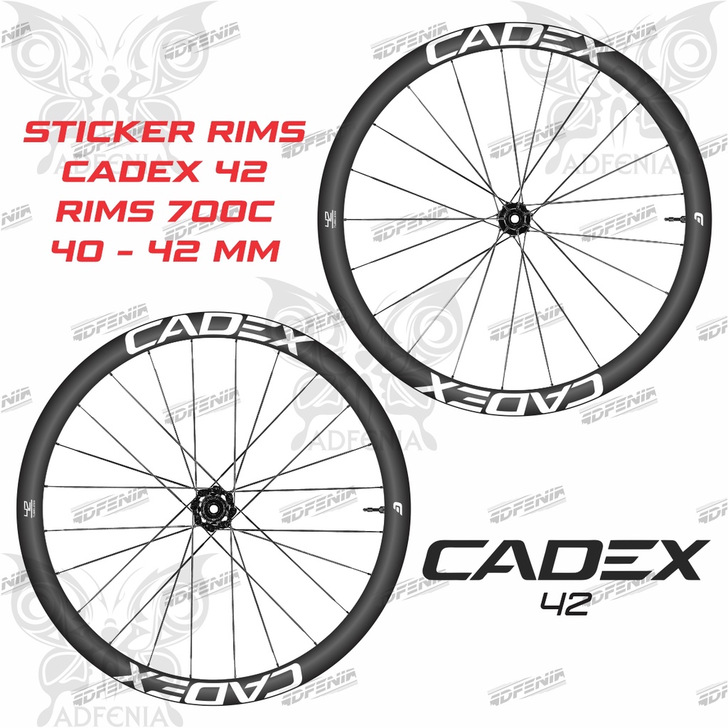 Cadex 42 700c Rims Decal Sticker | Shopee Malaysia